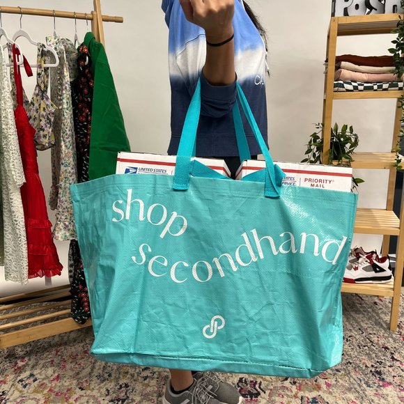 Poshmark Shop Secondhand Oversized Double-handle Tote - Picture 1 of 5